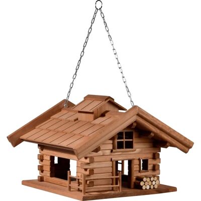 Casetta per Uccelli DOBAR Appenzell - Legno di pino rustico - 37x37x26cm - Casetta per uccelli Casetta per Uccelli DOBAR Appenzell - Legno di pino rustico - 37x37x26cm - Casetta per uccelli