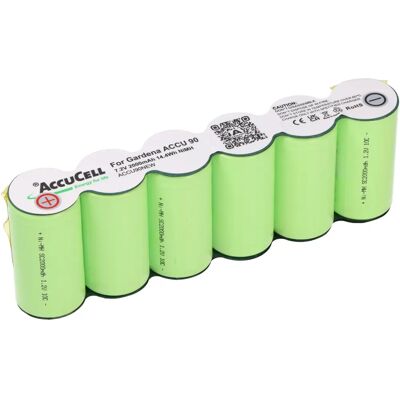 AccuCell Gardena ACCU 90 Batterie - NiMH 7,2V 1700-2100mAh AccuCell Gardena ACCU 90 Batterie - NiMH 7,2V 1700-2100mAh
