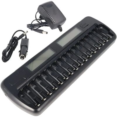 AccuCell Schnell-Ladegerät - 16-Kanal für AA/AAA Batterien AccuCell Schnell-Ladegerät - 16-Kanal für AA/AAA Batterien