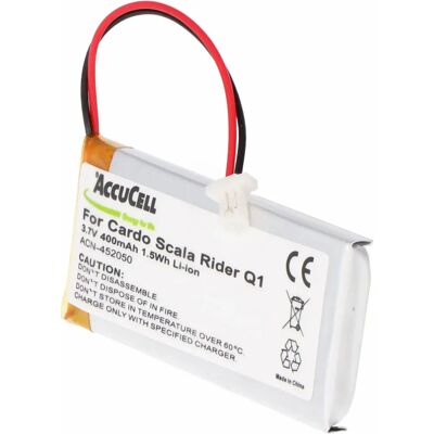 Batterie AccuCell pour Cardo Rider Q1 - Accessoire casque Bluetooth - Publicité Batterie AccuCell pour Cardo Rider Q1 - Accessoire casque Bluetooth - Publicité