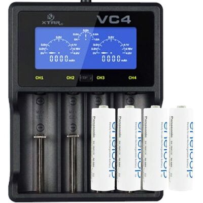 Panasonic - Eneloop BK-3MCC - AA Panasonic - Eneloop BK-3MCC - AA