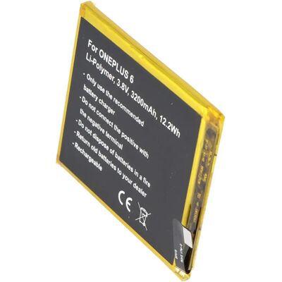 AccuCell Batterij voor ONEPLUS 6 Li-Polymeer 3.8V 3200mAh - Smartphone Batterij AccuCell Batterij voor ONEPLUS 6 Li-Polymeer 3.8V 3200mAh - Smartphone Batterij