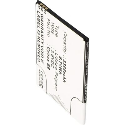 AccuCell Mobistel Cynus E6 Akku - Lithium-Polymer, 2300mAh AccuCell Mobistel Cynus E6 Akku - Lithium-Polymer, 2300mAh