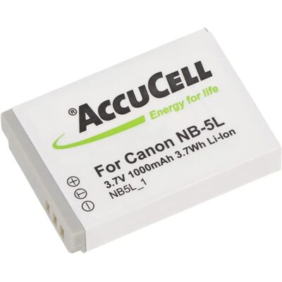 AccuCell Canon NB-5L Akku - Kompatibel mit IXUS 850 IS AccuCell Canon NB-5L Akku - Kompatibel mit IXUS 850 IS