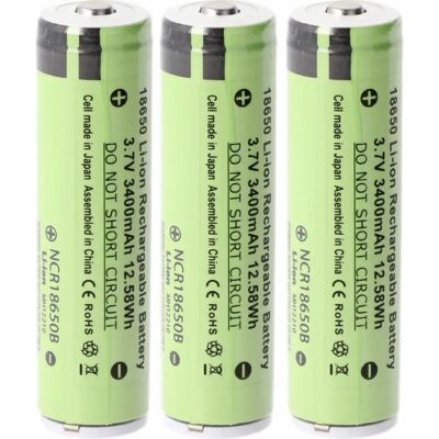 Panasonic NCR18650B 3400mAh Batterij - Hoge Capaciteit Li-Ion voor Camera's Panasonic NCR18650B 3400mAh Batterij - Hoge Capaciteit Li-Ion voor Camera's