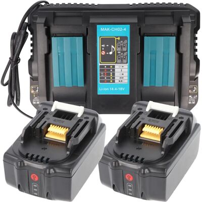 AccuCell 2x 5Ah Akku & Ladegerät Set - Powerset AccuCell 2x 5Ah Akku & Ladegerät Set - Powerset