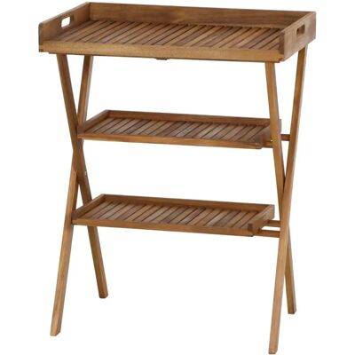 Opvouwbare acaciatafel Siena Garden Caruna - Bijzettafel voor binnen & buiten Opvouwbare acaciatafel Siena Garden Caruna - Bijzettafel voor binnen & buiten