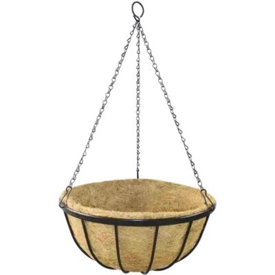 Siena Garden Wrought J58085 - Acier, Coco Noir, Naturel - Panier suspendu - Publicité Siena Garden Wrought J58085 - Acier, Coco Noir, Naturel - Panier suspendu - Publicité