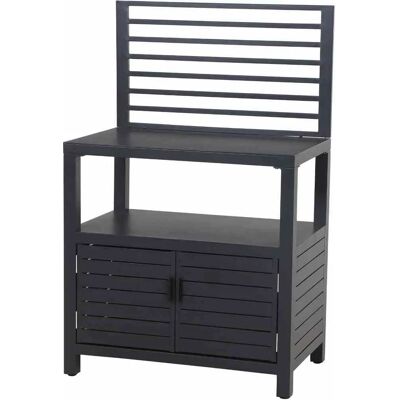 SIENA GARDEN Texas Outdoor-Küchenmodul - Aluminium, 90cm, Anthrazit, Rechteckig SIENA GARDEN Texas Outdoor-Küchenmodul - Aluminium, 90cm, Anthrazit, Rechteckig
