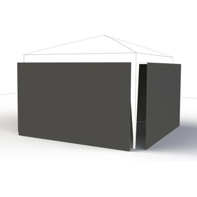 SIENA GARDEN Paneles Laterales Allrounder - Pack 4 300x260cm - Poliéster SIENA GARDEN Paneles Laterales Allrounder - Pack 4 300x260cm - Poliéster