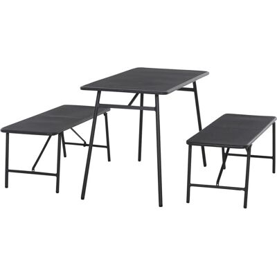 SIENA GARDEN Palma Compact Balkonset - 2 Stoelen of Banken + Tafel SIENA GARDEN Palma Compact Balkonset - 2 Stoelen of Banken + Tafel