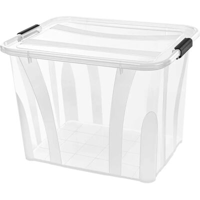 Siena Home Anzio Aufbewahrungsbox - Transparent - 55L Siena Home Anzio Aufbewahrungsbox - Transparent - 55L