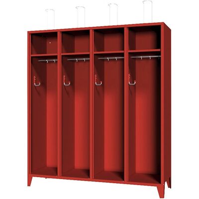 Pavoy Feuerlöscher Schrank - Weiß - 4 Fächer Pavoy Feuerlöscher Schrank - Weiß - 4 Fächer