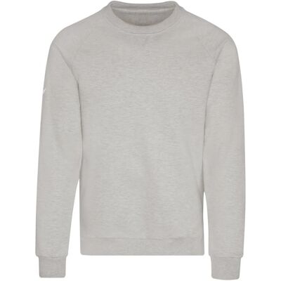 Trigema Lichtgrijze Klassieke Fit Sweatshirt - Sweatshirt Trigema Lichtgrijze Klassieke Fit Sweatshirt - Sweatshirt