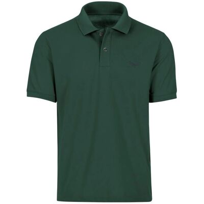 TRIGEMA Herren Grünes Poloshirt - Basic, Klassischer Schnitt TRIGEMA Herren Grünes Poloshirt - Basic, Klassischer Schnitt