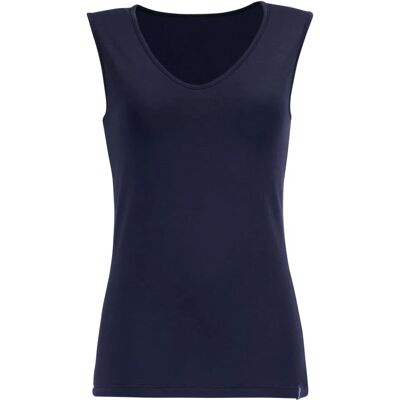 TRIGEMA Navy Viskose Trägertop - Top TRIGEMA Navy Viskose Trägertop - Top