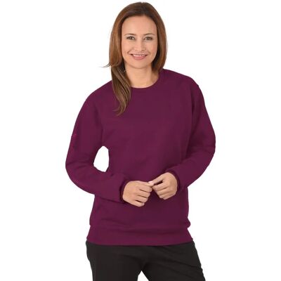 TRIGEMA Sweatshirt - Klassisch, Damen, XXL, sangria - Sweatshirt TRIGEMA Sweatshirt - Klassisch, Damen, XXL, sangria - Sweatshirt