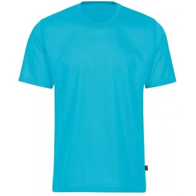 TRIGEMA 128 Azur T-shirt en Coton Unisexe TRIGEMA 128 Azur T-shirt en Coton Unisexe