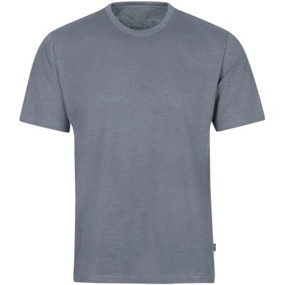 TRIGEMA 4XL T-Shirt en Coton Gris - Unisexe Basique TRIGEMA 4XL T-Shirt en Coton Gris - Unisexe Basique