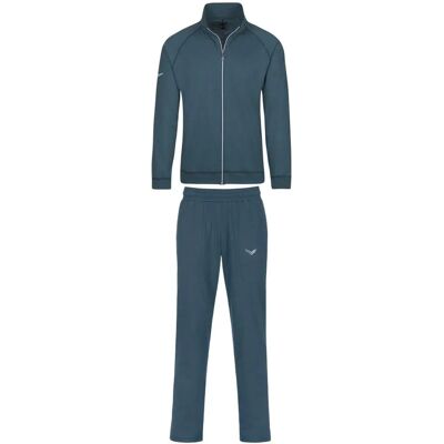 TRIGEMA Man Blå Joggingdress - Avslappnad sport- och fritidskläder TRIGEMA Man Blå Joggingdress - Avslappnad sport- och fritidskläder