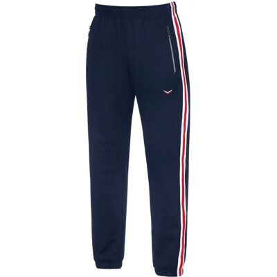 TRIGEMA Homme Pantalons de Sweat Bleu Classiques - Jogginghose TRIGEMA Homme Pantalons de Sweat Bleu Classiques - Jogginghose