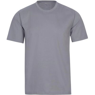 T-Shirt basique gris TRIGEMA XXXL - T-Shirt T-Shirt basique gris TRIGEMA XXXL - T-Shirt