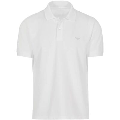 TRIGEMA 5XL Weißes Poloshirt - Polo TRIGEMA 5XL Weißes Poloshirt - Polo