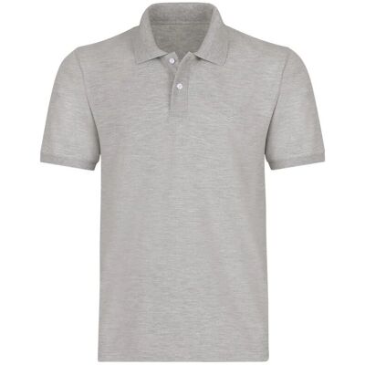 TRIGEMA Poloshirt DELUXE Piqué - Kortärmad, Klassisk passform, Grå TRIGEMA Poloshirt DELUXE Piqué - Kortärmad, Klassisk passform, Grå