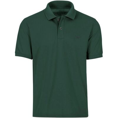 TRIGEMA DELUXE Piqué Tanne Kurzarm Polo-Shirt - Poloshirt TRIGEMA DELUXE Piqué Tanne Kurzarm Polo-Shirt - Poloshirt