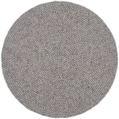 myfelt Carl Tapis en Laine - Gris Naturel - Rond - 140cm - Publicité myfelt Carl Tapis en Laine - Gris Naturel - Rond - 140cm - Publicité