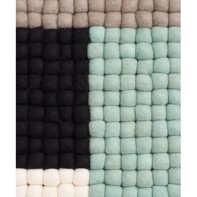 Tapis Cube en Laine myfelt - Géométrique, Tailles Variées, Menthe - Tapis - Publicité Tapis Cube en Laine myfelt - Géométrique, Tailles Variées, Menthe - Tapis - Publicité