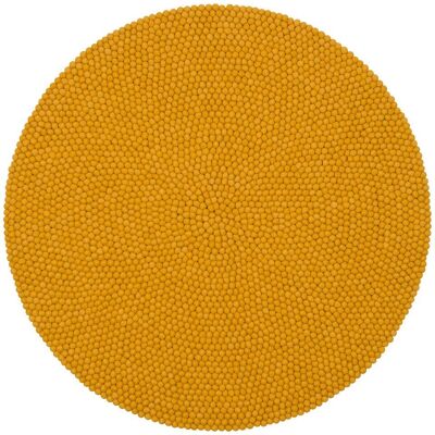 Tapis rond en boules de feutre Klara de myfelt - Type de tapis - Publicité Tapis rond en boules de feutre Klara de myfelt - Type de tapis - Publicité