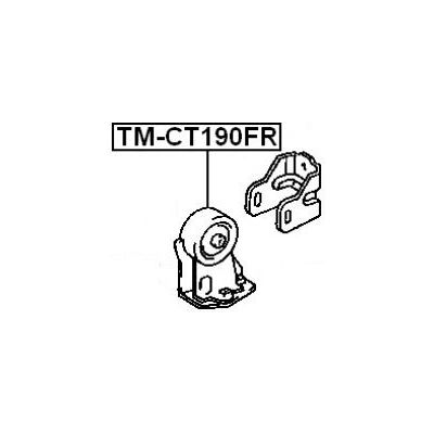 FEBEST TM-CT190FR Motorlager vorne - Motorlager FEBEST TM-CT190FR Motorlager vorne - Motorlager