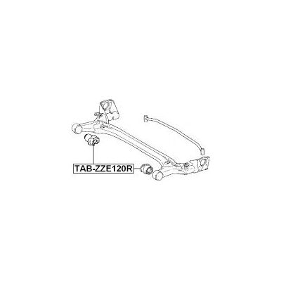 FEBEST TAB-ZZE120R - Brazo de control/Suspensión FEBEST TAB-ZZE120R - Brazo de control/Suspensión