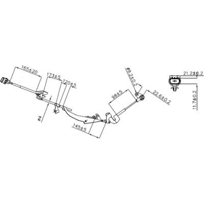 FEBEST 04606-013 - Raddrehzahlsensor FEBEST 04606-013 - Raddrehzahlsensor