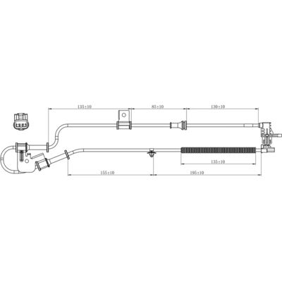 Hyundai 12606-001 Hjulhastighetssensor - Wheel Speed Sensor Hyundai 12606-001 Hjulhastighetssensor - Wheel Speed Sensor