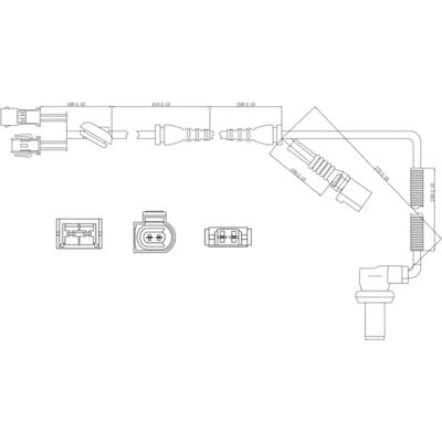 FEBEST 23606-010 - Raddrehzahlsensor FEBEST 23606-010 - Raddrehzahlsensor