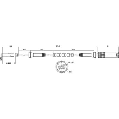 Sensor de velocidad de rueda FEBEST 19606-003 - Sensor de velocidad de rueda Sensor de velocidad de rueda FEBEST 19606-003 - Sensor de velocidad de rueda
