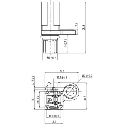 FEBEST 21606-010 ABS-Sensor für Hinterachse - Radgeschwindigkeitssensor FEBEST 21606-010 ABS-Sensor für Hinterachse - Radgeschwindigkeitssensor