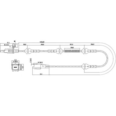 FEBEST 25606-001 Sensore tachimetro - Misurazione della velocità della ruota FEBEST 25606-001 Sensore tachimetro - Misurazione della velocità della ruota