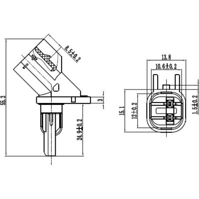 FEBEST 27606-003 Wheel Rotation Sensor - Wheel Rotation Sensor FEBEST 27606-003 Wheel Rotation Sensor - Wheel Rotation Sensor