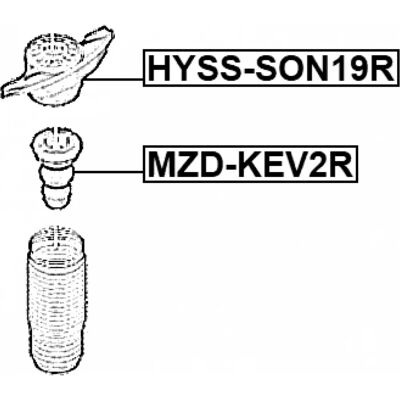 FEBEST HYSS-SON19R - Aufhängungslager FEBEST HYSS-SON19R - Aufhängungslager