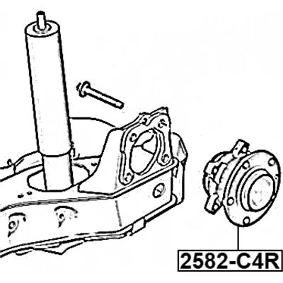 FEBEST 2582-C4R - Mozzo ruota FEBEST 2582-C4R - Mozzo ruota