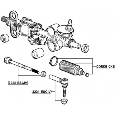 FEBEST 3221-ESCIV - Pieza de coche FEBEST 3221-ESCIV - Pieza de coche
