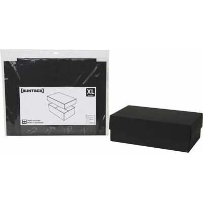 BUNTBOX XL Geschenkbox - Schwarz - 8,6L, 34x22x11.5cm - Aufbewahrungsbox BUNTBOX XL Geschenkbox - Schwarz - 8,6L, 34x22x11.5cm - Aufbewahrungsbox
