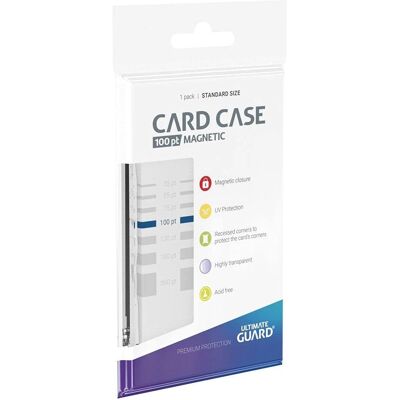 Etui magnetyczne na karty Ultimate Guard 100 pt - Rozmiar standardowy - Ochrona UV Etui magnetyczne na karty Ultimate Guard 100 pt - Rozmiar standardowy - Ochrona UV