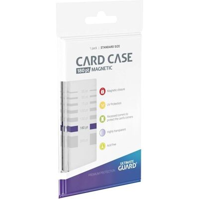 Étui magnétique pour cartes Ultimate Guard 180 pt - Taille standard - UGD011037 Étui magnétique pour cartes Ultimate Guard 180 pt - Taille standard - UGD011037