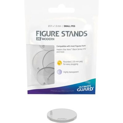 Ultimate Guard Små Tuppar Transparent Figurstöd - 20 st Ultimate Guard Små Tuppar Transparent Figurstöd - 20 st