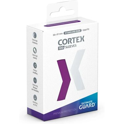 Protecteurs Ultimate Guard Cortex Violet - Taille standard - Publicité Protecteurs Ultimate Guard Cortex Violet - Taille standard - Publicité