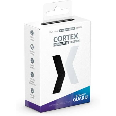 Ultimate Guard 100 Cortex Sleeves Zwart - Standaardmaat Ultimate Guard 100 Cortex Sleeves Zwart - Standaardmaat